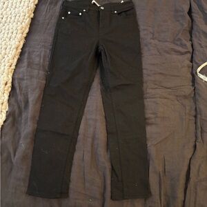 Thakoon Black Straight Leg Jeans 100% Cotton Excellent